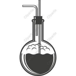 Stylized Laboratory Flask