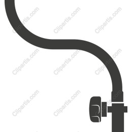 Curved Pipe with Valve