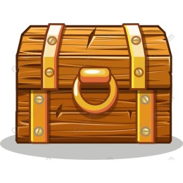 Vintage Wooden Treasure Chest