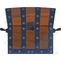 Classic Wooden Treasure Chest