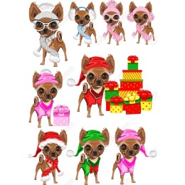 Charming Chihuahua Holiday Set
