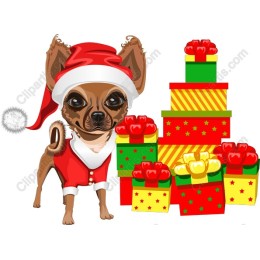 Charming Chihuahua Santa