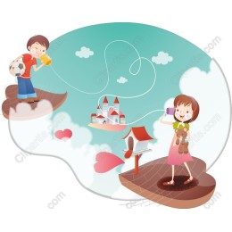 Whimsical Childhood Friendship