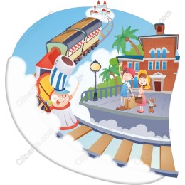 Whimsical Train Adventure
