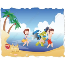 Whimsical Beach Adventure