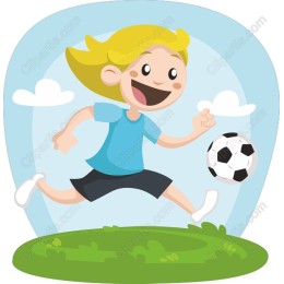 Cheerful Soccer Kid