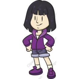Confident Young Girl