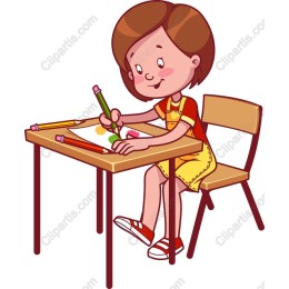 Cheerful Girl Coloring