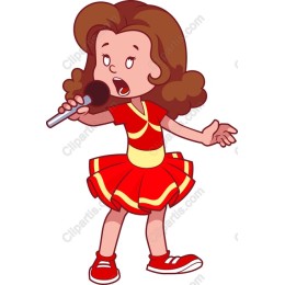 Cheerful Singing Girl