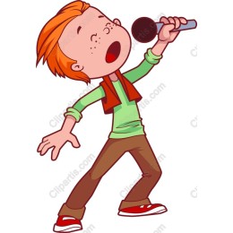 Energetic Young Singer