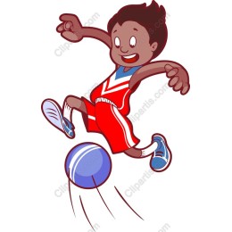 Dynamic Young Basketball Player