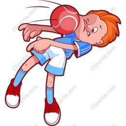 Energetic Tennis Boy