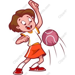 Joyful Child Playing with Ball