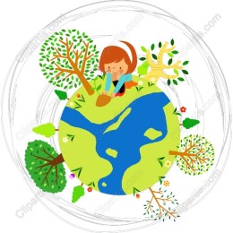 Eco-Friendly Child Planting Tree