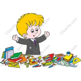 Joyful School Kid