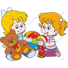 Whimsical Children Playing
