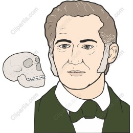 Historical Figure with Skull