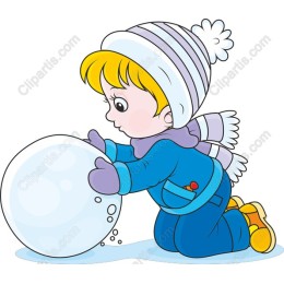Playful Winter Child