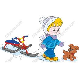 Cheerful Winter Scene