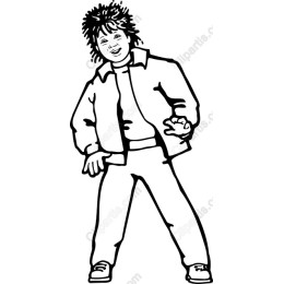Dynamic Young Dancer