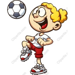 Cheerful Soccer Girl