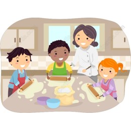 Kids Baking Together