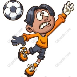 Energetic Soccer Goalie