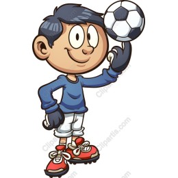 Cheerful Soccer Boy