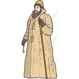 Historical Figure - Rugged Traditional Attire