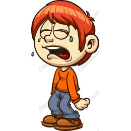 Expressive Cartoon Boy