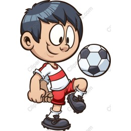 Cheerful Soccer Player