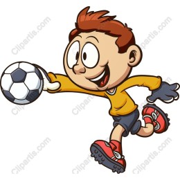 Cheerful Soccer Boy