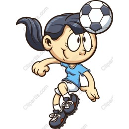 Energetic Soccer Girl