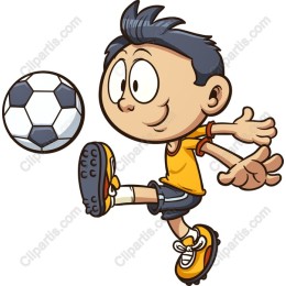 Cheerful Soccer Boy