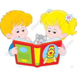 Whimsical Children Reading
