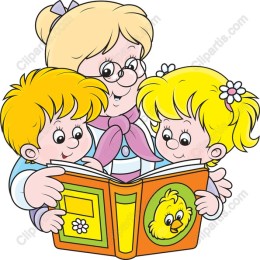 Storytime Joy: Teacher Reading with Children