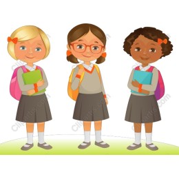 Diverse Schoolgirls
