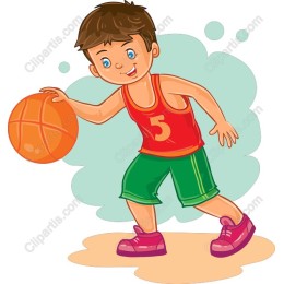 Cheerful Basketball Boy