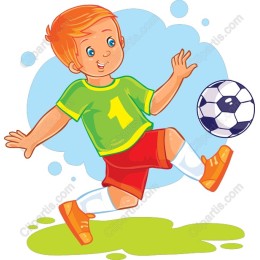 Cheerful Soccer Boy
