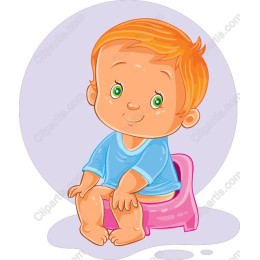 Adorable Baby Potty Time