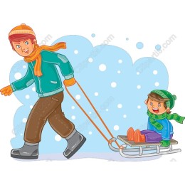 Winter Sledding Adventure