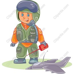 Cheerful Young Pilot