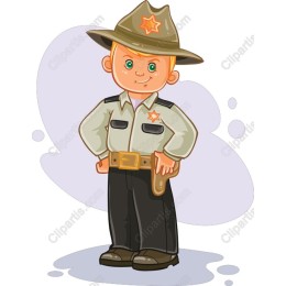 Playful Young Sheriff
