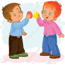 Cheerful Boys Playing