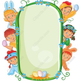 Easter Joy: Playful Children