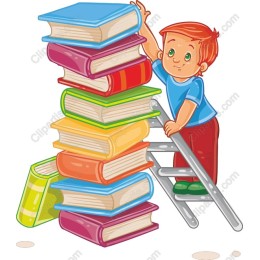 Joyful Journey of Learning - Boy with Books