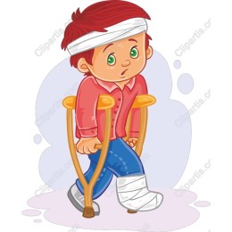 Playful Resilience: of a Boy with Crutches