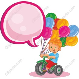Celebration Kid: Tricycle & Balloons