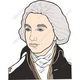 Elegant Historical Figure