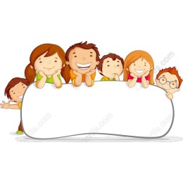 Joyful Kids with Customizable Banner